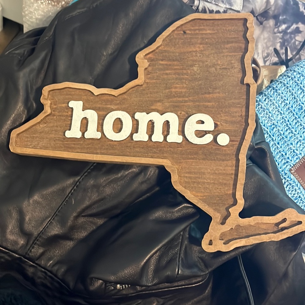 New York Home sign